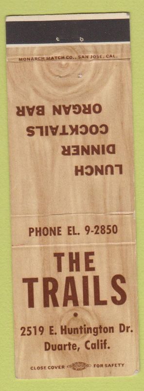 The Trails Matchbook