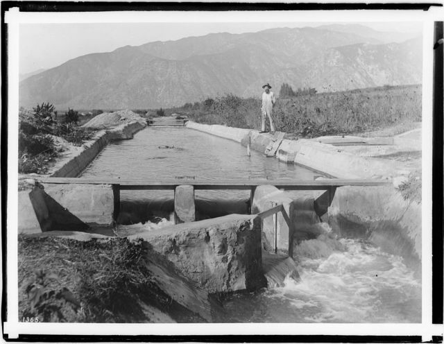Irrigation Ditch Duarte Main_irrigation_ditch_in_the_San_Gabriel_Canyon,_ca.1900_(CHS-1365)